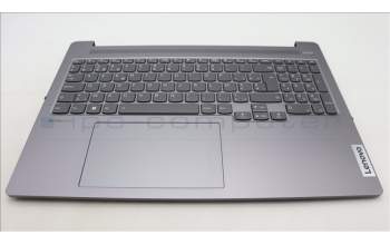 Lenovo 5CB1L79651 C-Abdeckung mit Tastatur, Belgisch, arktisgrau, GB