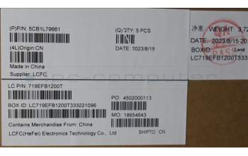 Lenovo 5CB1L79661 C-Cover with keyboard, Greek, Arctic Grey, US