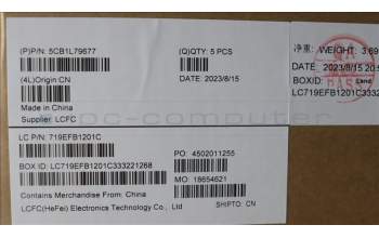 Lenovo 5CB1L79677 COVER Upper Case ASM_THAI L83AR AG D