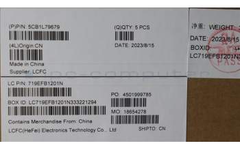 Lenovo 5CB1L79679 COVER Upper Case ASM_UKE L83AR AG D