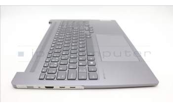 Lenovo 5CB1L79683 C-Cover with keyboard, Belgian, Arctic Grey, UK