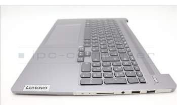 Lenovo 5CB1L79685 C-Abdeckung mit Tastatur, Bulgarisch, arktisgrau, GB
