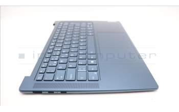 Lenovo 5CB1L80223 C-Cover with keyboard, Portuguese, Tidal Teal, UK