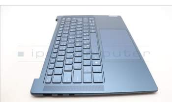 Lenovo 5CB1L80227 C-Abdeckung mit Tastatur, Slowenisch, Aquamarinblau
