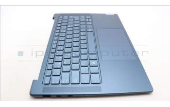 Lenovo 5CB1L80229 C-Abdeckung mit Tastatur, Spanisch, Aquamarinblau