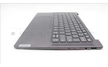 Lenovo 5CB1L80277 C-Cover with keyboard, US English Euro, Storm Grey, US