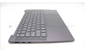 Lenovo 5CB1L80316 C-Cover with keyboard, Switzerland, Storm Grey, UK