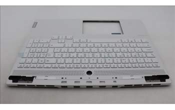 Lenovo 5CB1L83645 C-Abdeckung mit Tastatur, Englisch (GB), Weiß, RGB-Hintergrundbel