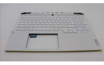 Lenovo 5CB1L83652 C-Cover with keyboard, Nordic, White, RGB Backlight, UK