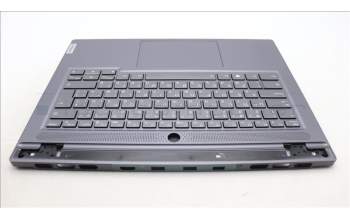 Lenovo 5CB1L83669 C-Cover with keyboard, Bulgarian, Slate Grey, Backlight, Fingerprint, UK