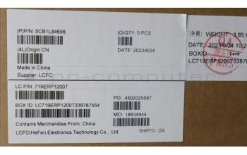 Lenovo 5CB1L84698 C-Abdeckung mit Tastatur, Schweiz