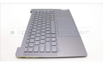 Lenovo 5CB1L88122 C-Cover with keyboard, US English Euro, Slate Grey, Non-Fingerprint, US