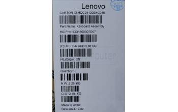 Lenovo 5CB1L88130 COVER Upper Case ASM_HUN_H 83E0_NFP_STGY