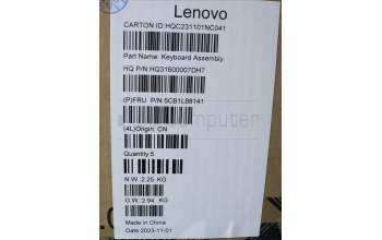Lenovo 5CB1L88141 COVER Upper Case ASM_SWS_H 83E0_NFP_STGY