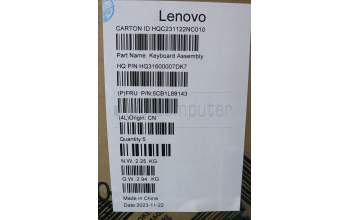 Lenovo 5CB1L88143 COVER Upper Case ASM_THAI_H83E0_NFP_STGY