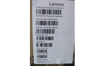 Lenovo 5CB1L88230 COVER Upper Case ASM_CZE/SLKH83E0NFPMIGY