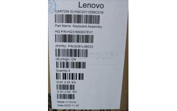 Lenovo 5CB1L88233 COVER Upper Case ASM_FRA_H 83E0_NFP_MIGY