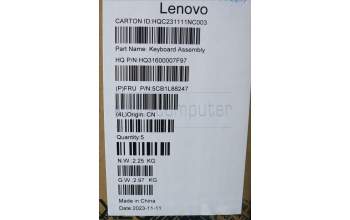 Lenovo 5CB1L88247 COVER Upper Case ASM_POR_H 83E0_NFP_MIGY