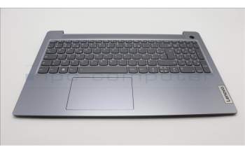 Lenovo 5CB1L90299 C-Abdeckung mit Tastatur, Französisch, Arktisgrau, Hintergrundbeleuchtung, Fingerabdruck