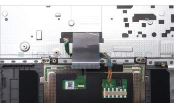 Lenovo 5CB1L99493 C-Cover with keyboard, Nordic, Arctic Grey, Backlight, Fingerprint, UK