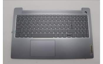 Lenovo 5CB1L99494 C-Cover with keyboard, Portuguese, Arctic Grey, Backlight, Fingerprint, UK