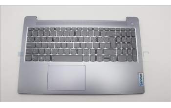 Lenovo 5CB1L99526 C-Cover with keyboard, Portuguese, Arctic Grey, Backlight, UK