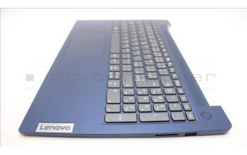 Lenovo 5CB1M03633 C-Cover with keyboard, Czech/Slovakian, Abyss Blue, Backlight, UK