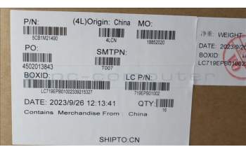 Lenovo 5CB1M21490 FRU KP6B5_C_FRAME_ASSY_WWAN