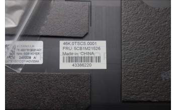 Lenovo 5CB1M21526 A-Cover, ASM, Plastic, 3.0T, 5M Camera, WLAN, BLANC