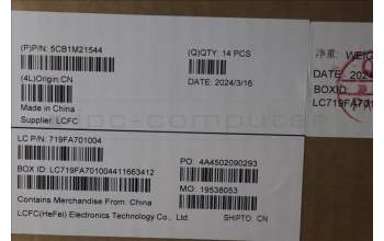 Lenovo 5CB1M21544 LX3E0_D_COVER_5G_BLK_U15_ASSY