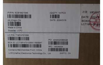 Lenovo 5CB1M21545 LX3E0_D_COVER_WLAN_BLK_H28_ASSY