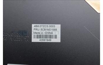 Lenovo 5CB1M21588 FRU A COVER, CS 2.4T BK Fenrir3