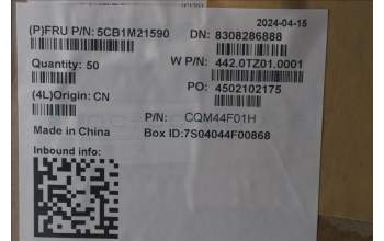 Lenovo 5CB1M21590 COVER FRU STRIP COVER, 2-in-1 BK L13 FR3