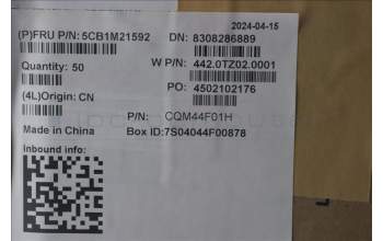 Lenovo 5CB1M21592 FRU STRIP COVER, 2-in-1 SG L13 FR