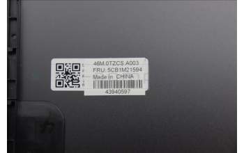 Lenovo 5CB1M21594 FRU A COVER,2-in-1 2.0T BK Fenrir3