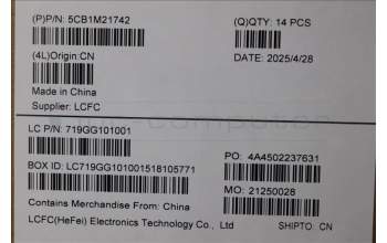 Lenovo 5CB1M21742 ME470_D_COVER_PL_SUB_ASSY_BK