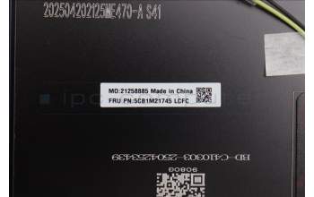 Lenovo 5CB1M21745 A-Cover, ME470, Black, ASSY_5M RGB_28T