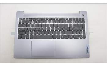 Lenovo 5CB1M23523 C-Cover with keyboard, German, Arctic Grey, Non-Backlight, Fingerprint, UK