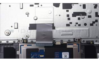 Lenovo 5CB1M24335 C-Cover with keyboard, Italian, Arctic Grey, Non-Backlight, UK