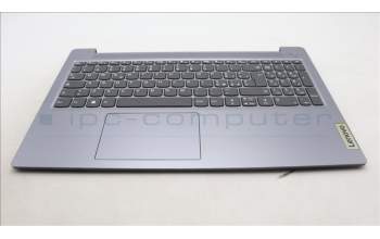 Lenovo 5CB1M24335 C-Cover with keyboard, Italian, Arctic Grey, Non-Backlight, UK