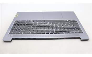Lenovo 5CB1M24335 C-Cover with keyboard, Italian, Arctic Grey, Non-Backlight, UK
