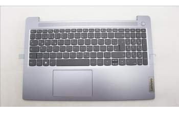 Lenovo 5CB1M24346 C-Cover with keyboard, German, Arctic Grey, Non-Backlight, UK