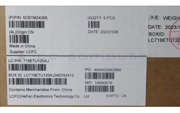 Lenovo 5CB1M24356 C-Cover with keyboard, Switzerland, Arctic Grey, Non-Backlight, UK