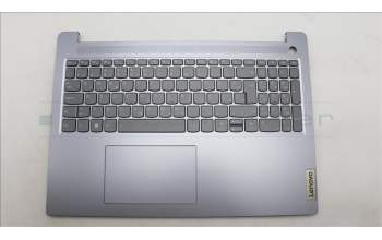 Lenovo 5CB1M45222 C-Cover with keyboard, Slovenian, Arctic Grey, Backlight, Fingerprint, UK