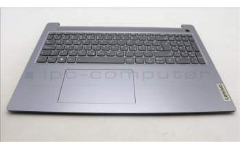 Lenovo 5CB1M45222 C-Cover with keyboard, Slovenian, Arctic Grey, Backlight, Fingerprint, UK