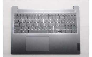 Lenovo 5CB1M45261 C-Cover with keyboard, Ukraine, Arctic Grey, Backlight, Non-Fingerprint, US