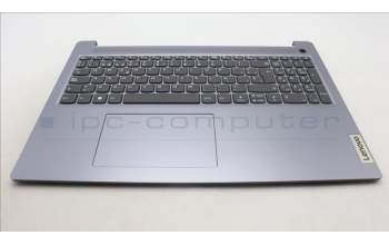 Lenovo 5CB1M46050 C-Cover with keyboard, Spanish, Arctic Grey, Non-Backlight, Fingerprint, UK