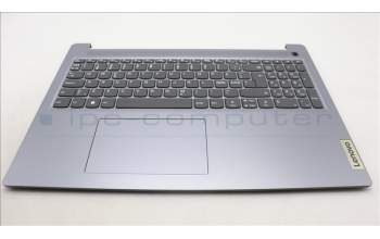 Lenovo 5CB1M46066 C-Cover with keyboard, Nordic, Arctic Grey, Non-Backlight, Fingerprint, UK