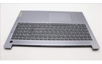 Lenovo 5CB1M46070 C-Cover with keyboard, Switzerland, Arctic Grey, Non-Backlight, Fingerprint, UK