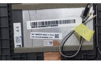 Lenovo 5CB1M46089 C-Cover with keyboard, Russian, Arctic Grey, Non-Backlight, Non-Fingerprint, US